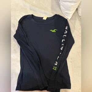 HOLLISTER LONG SLEEVE LOGO TOP